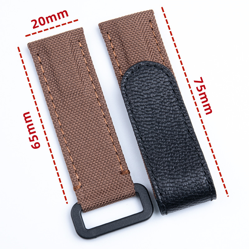 20mm Hook and Loop Fastener Ca - Canvas Strap Watch review and price