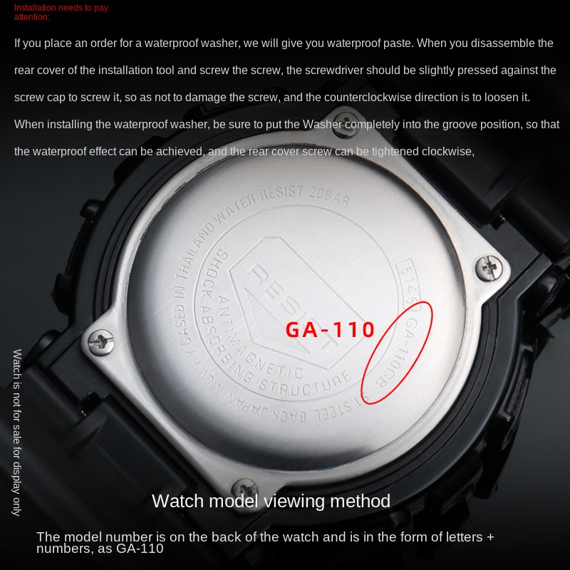 DW5600 gw m5610 Dust Ring Gask - Casio Watch G-Shock Ga-2100 review and price