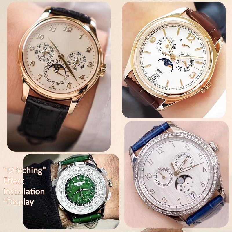 High-quality top-grain cowhide - Patek Philippe Watch Calatrava review and price