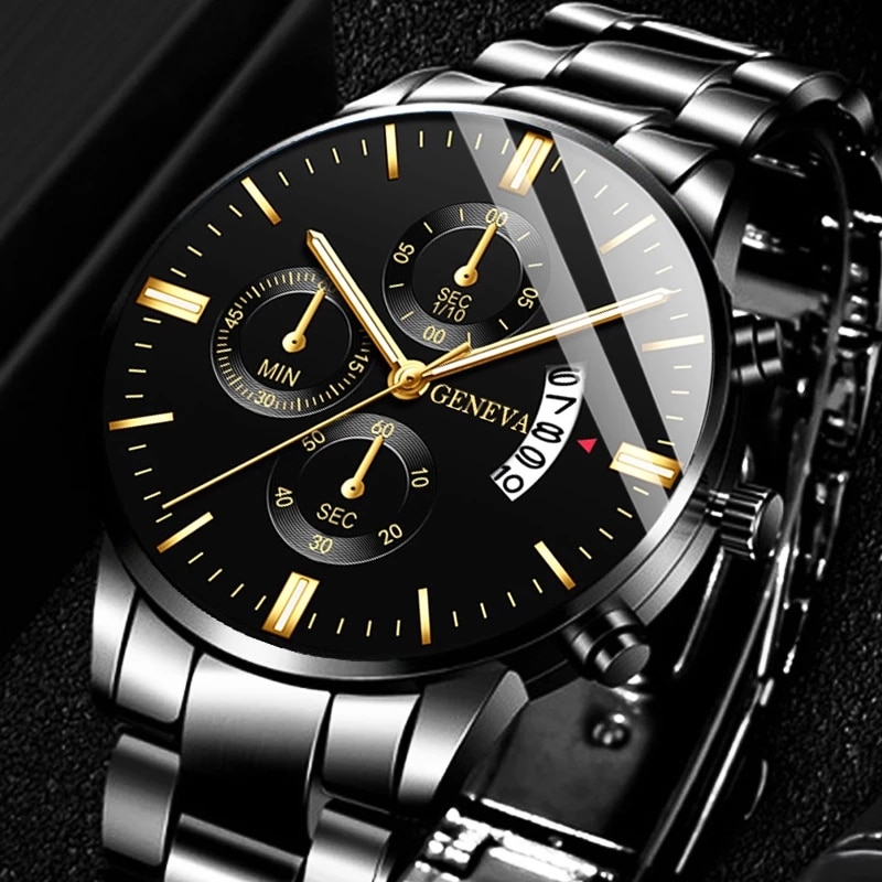 Fashion Men Black Stainless St - Seiko Watch 5 Sports review and price