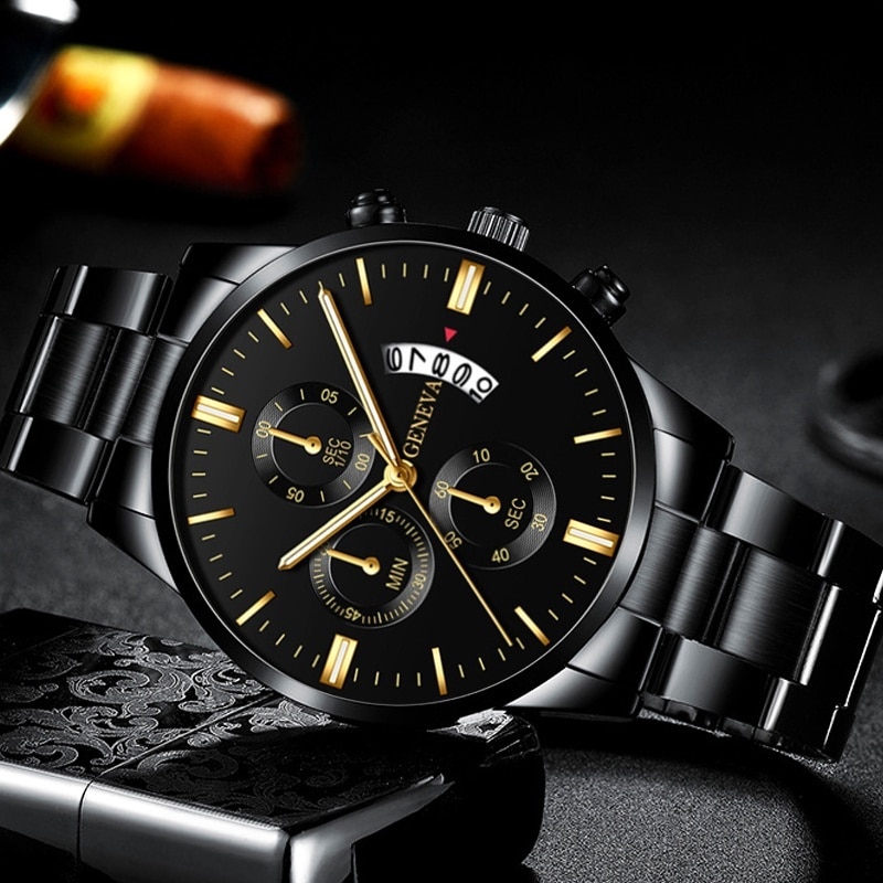 Fashion Men Black Stainless St - Seiko Watch 5 Sports review and price