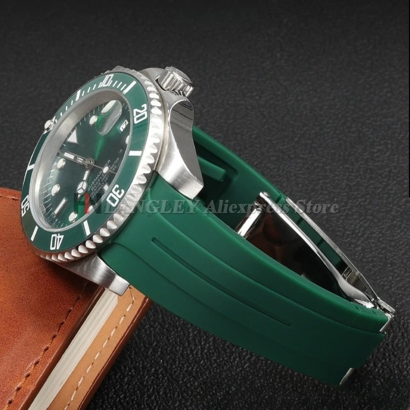 20mm 21mm 22mm Curved End Sili - Rolex Watch Submariner review and price