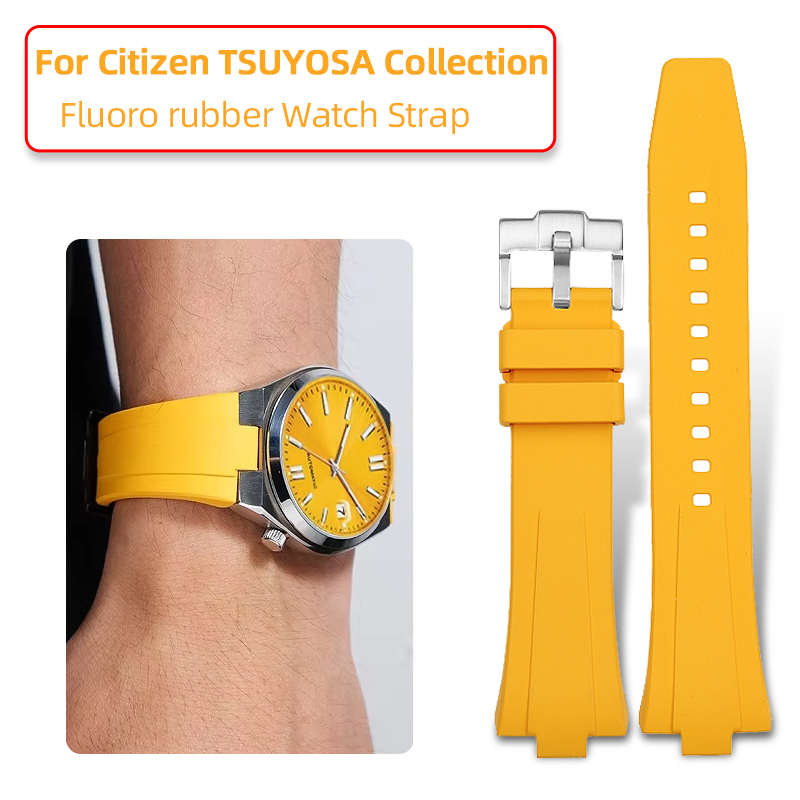 9x26mm FKM Fluoro Rubber Strap - Citizen Watch Tsuyosa review and price