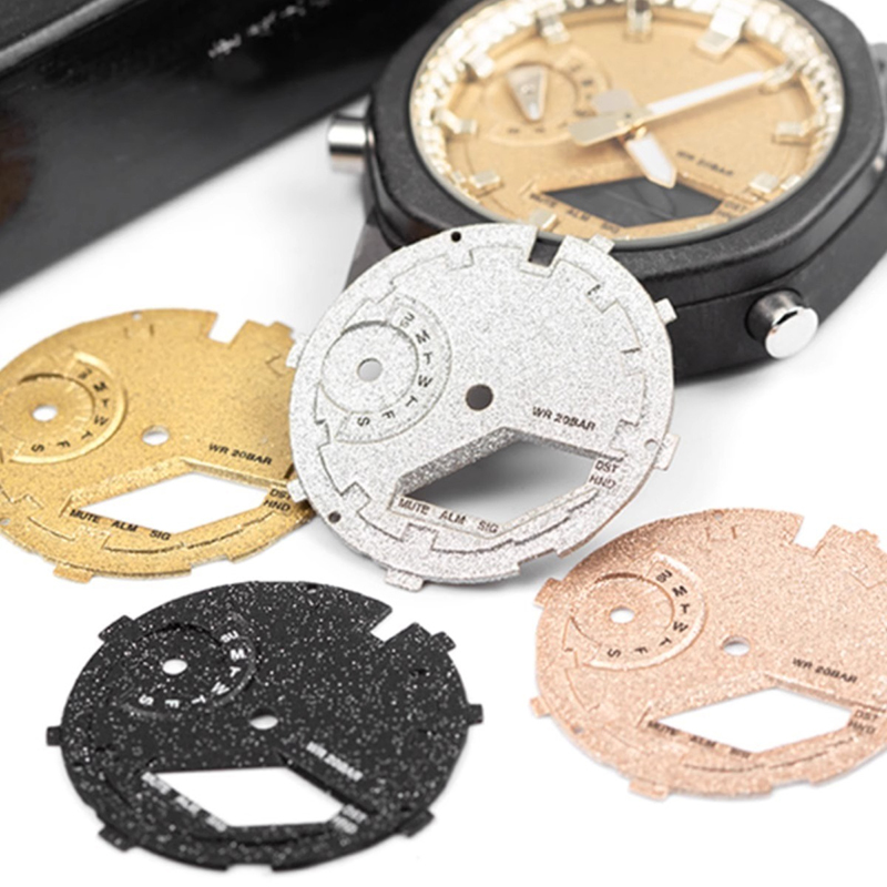 Frost Gold Fire Pattern Dial F - Casio Watch G-Shock Ga-2100 review and price
