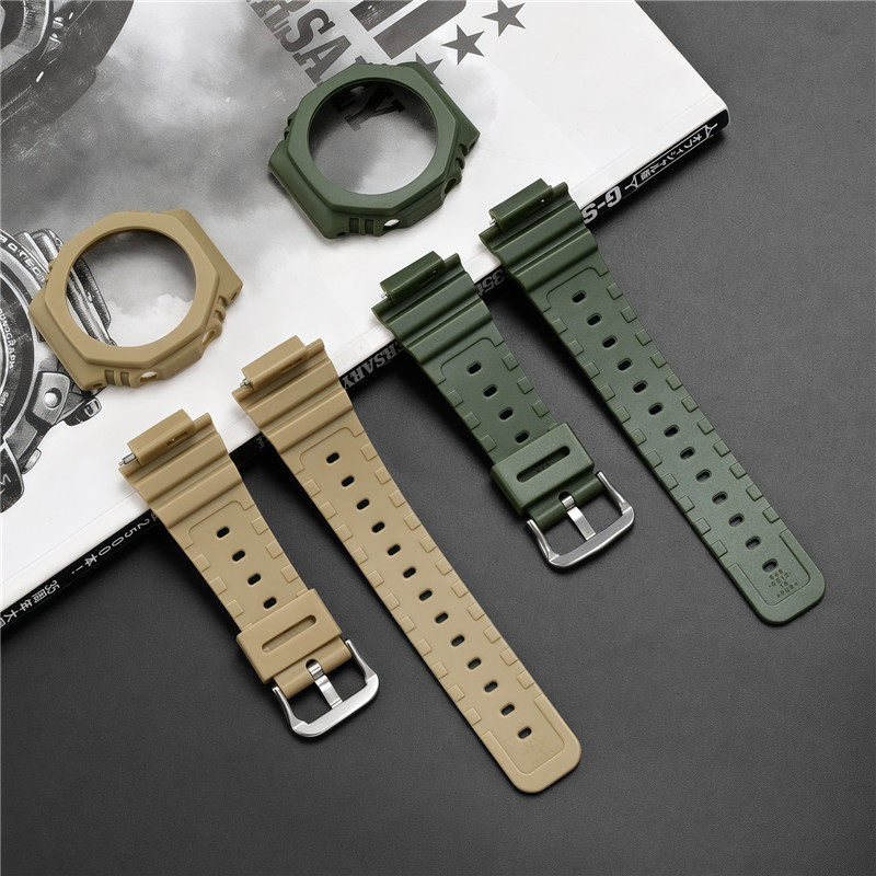 Rubber Watch Strap Case Bezel  - Casio Watch G-Shock Ga-2100 review and price