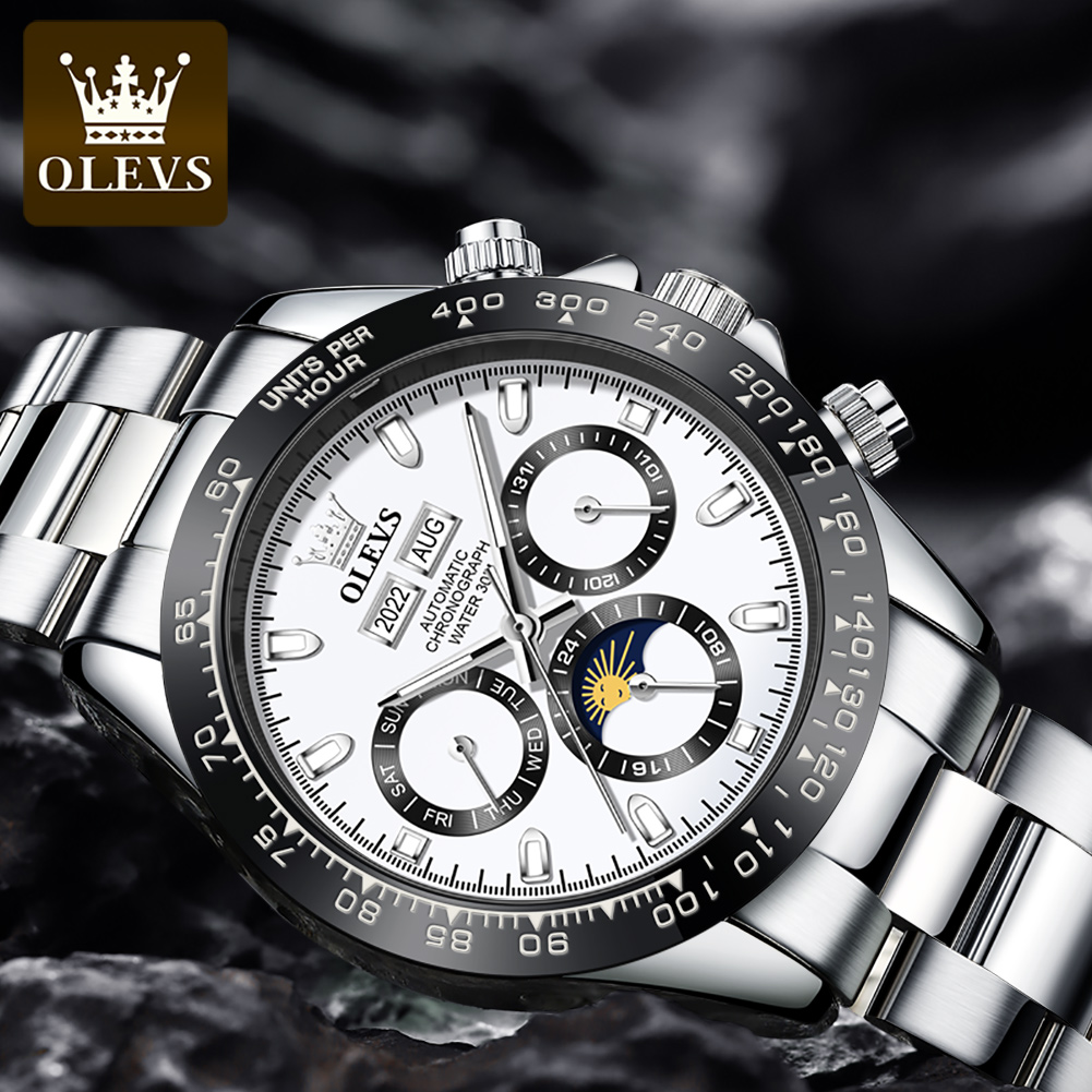 OLEVS 6654 Luxury Mens Watch C - Rolex Watch Daytona review and price