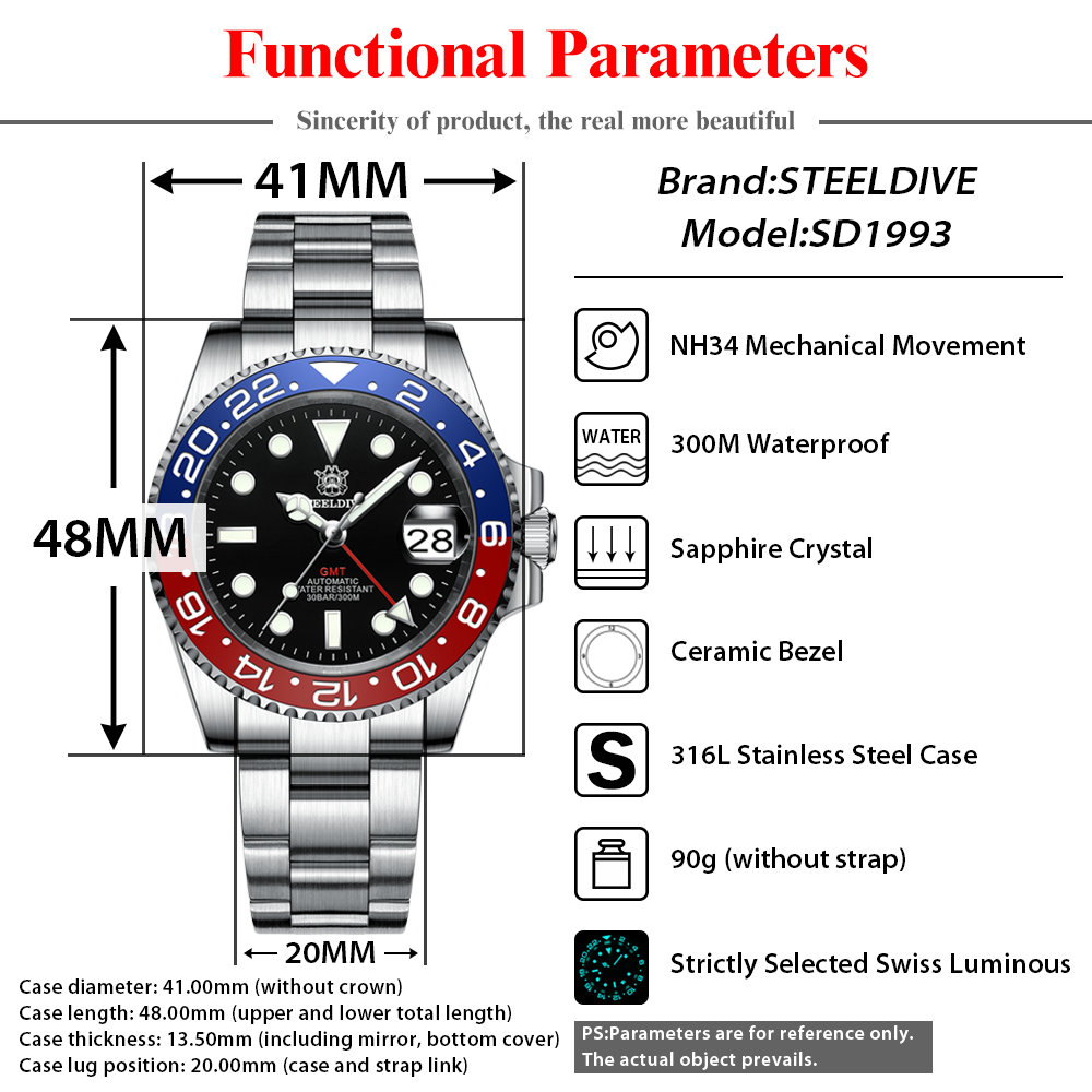 STEELDIVE SD1993 V2  Bi-Direct - Seiko Watch 5 Sports review and price