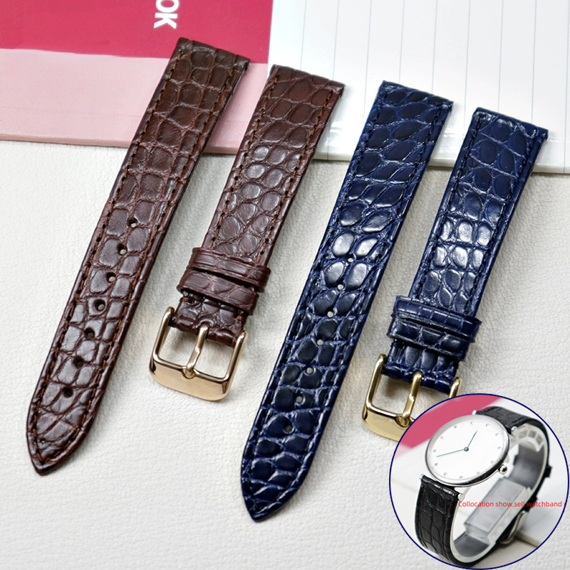 Thin crocodile Genuine leather - Cartier Watch Santos review and price