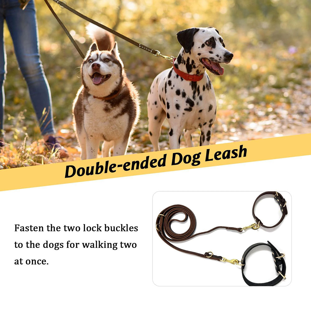 Multi Function Leather Dog Lea - Leather Strap Quick Release review and price