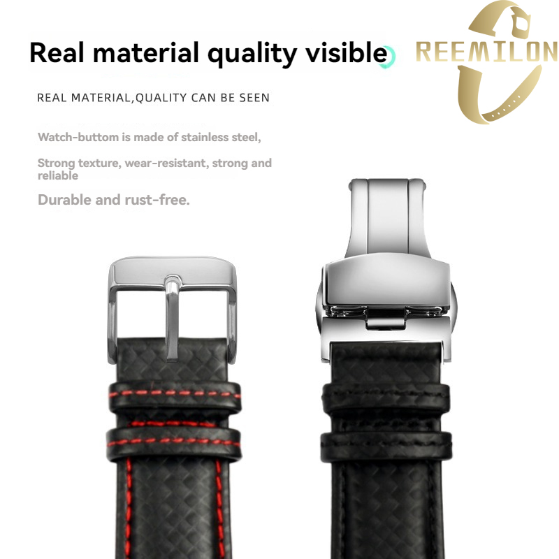 Carbon fiber lines cowhide wat - Patek Philippe Watch Calatrava review and price