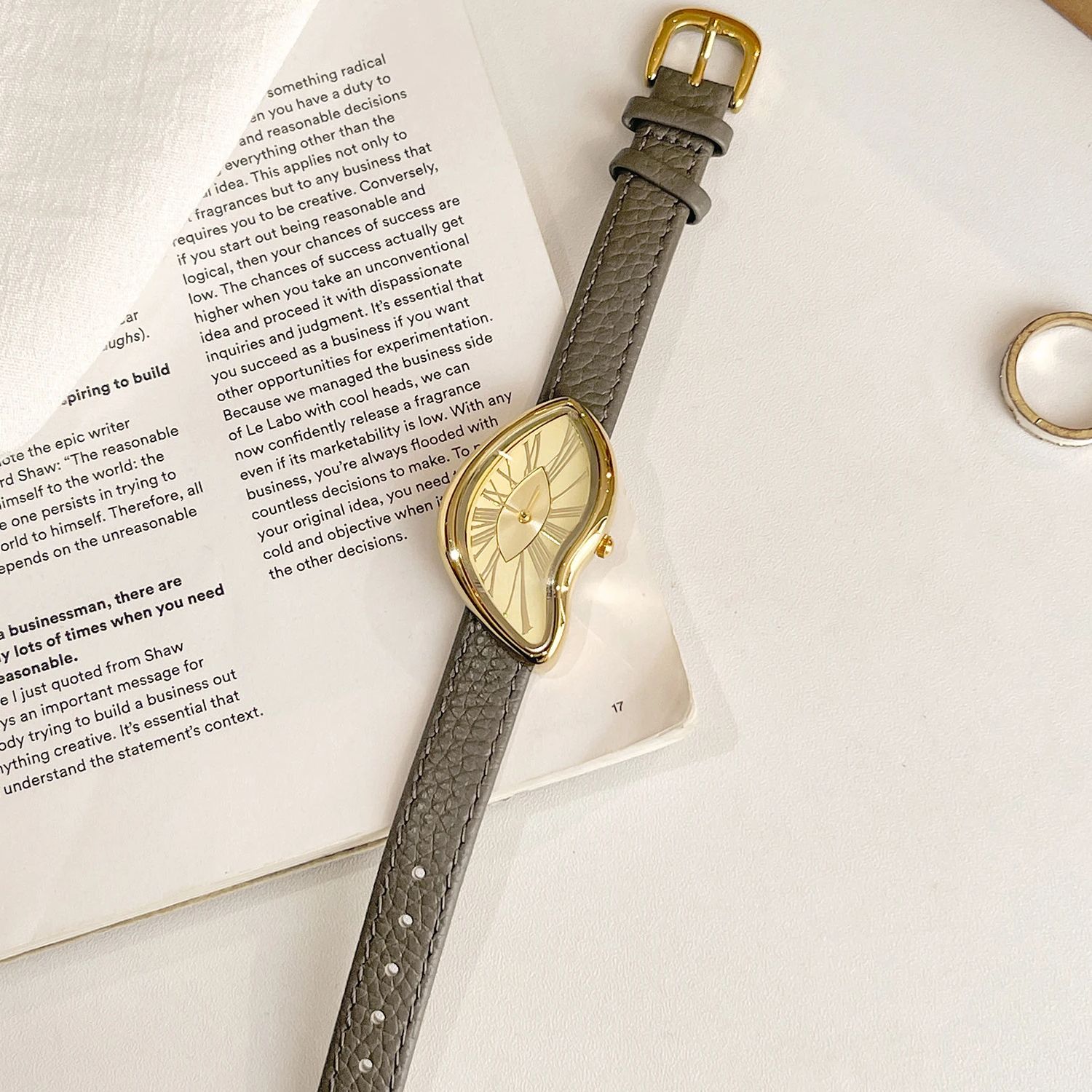 High end Retro Creative Watch  - Cartier Watch Tank review and price