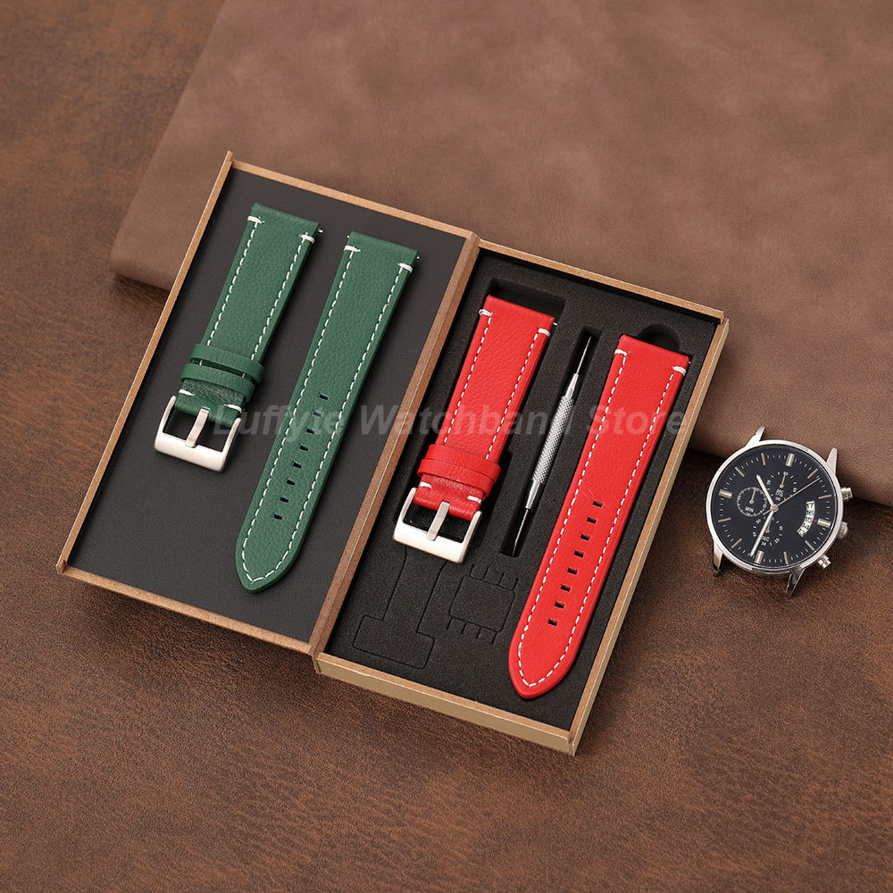 Double Sided Litchi Texture St - Leather Strap Quick Release review and price