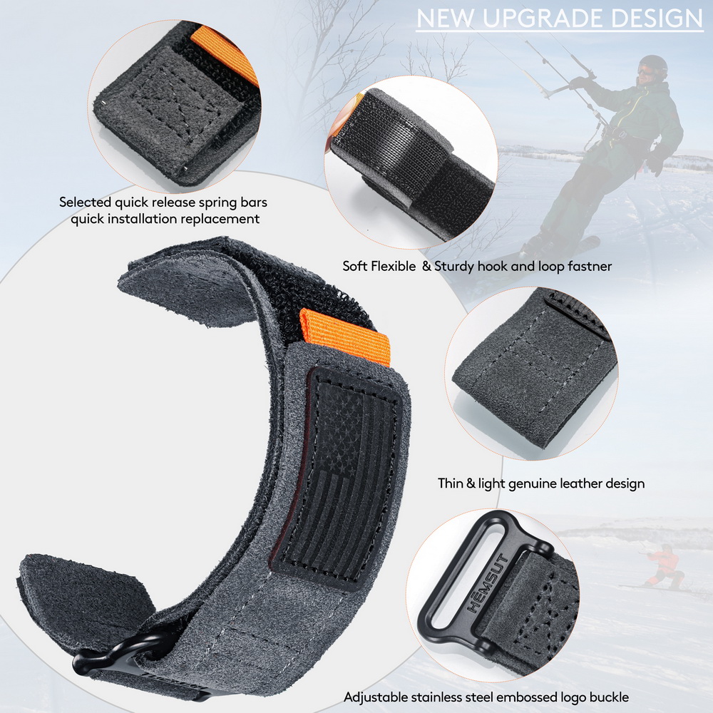 Suede Cowhide Watch Bands Quic - Suede Strap Watch review and price