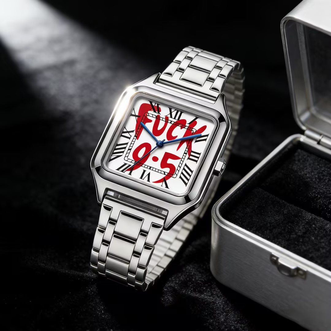 FUCK9.5 Stainless Steel Alloy  - Cartier Watch Santos review and price