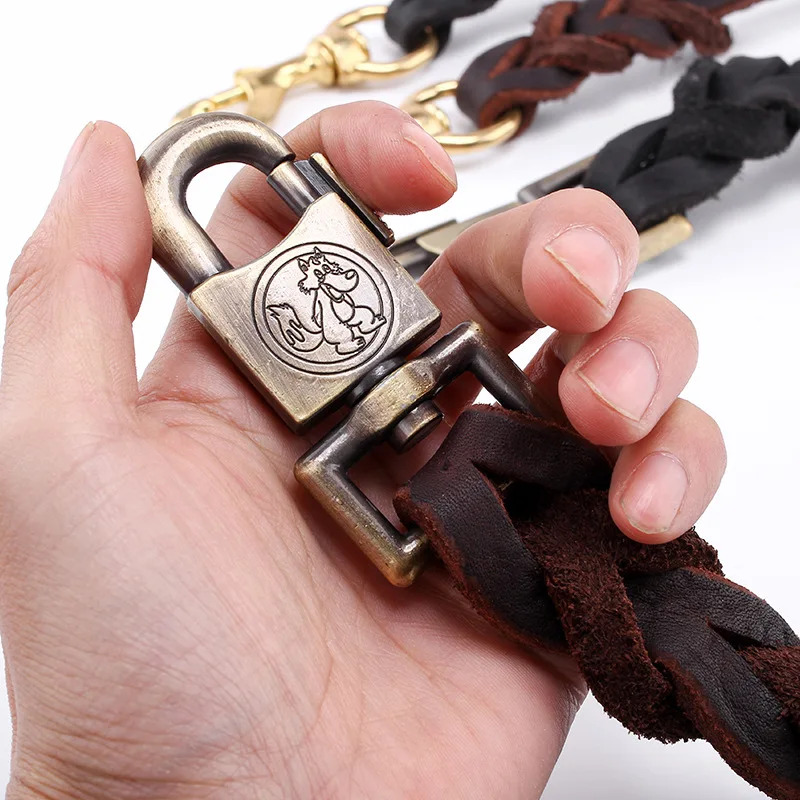 Genuine Leather Dog Leash - To - Leather Strap Quick Release review and price