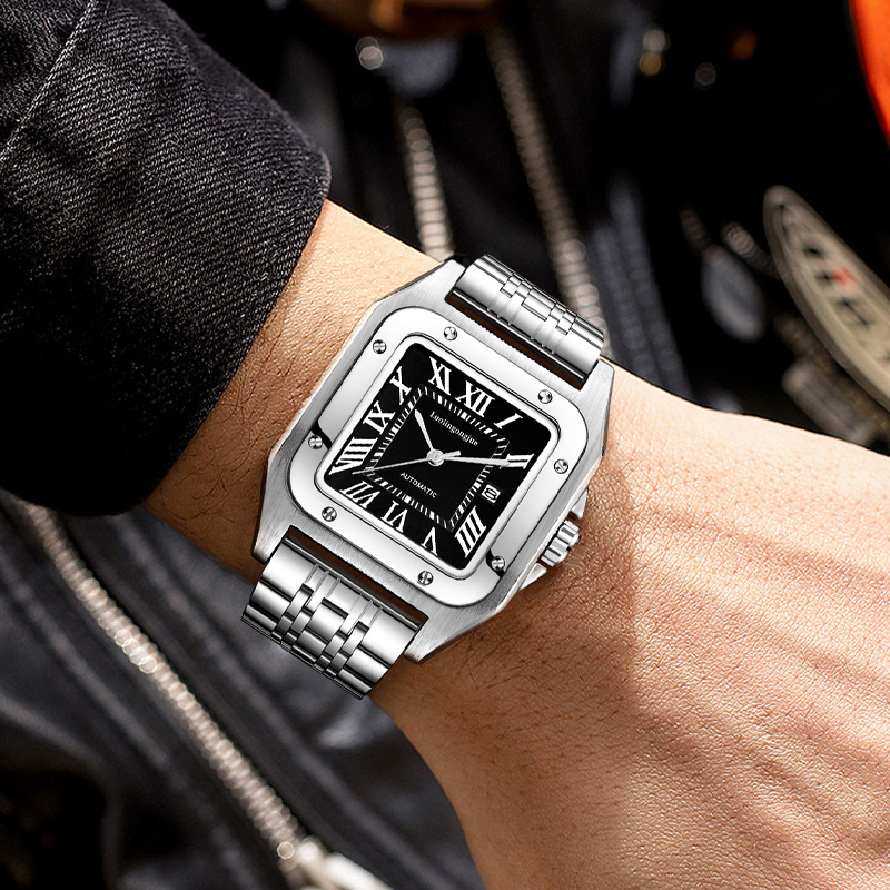High-End Luxury Square Automat - Cartier Watch Santos review and price