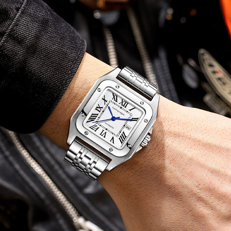 High-End Luxury Square Automat - Cartier Watch Santos review and price