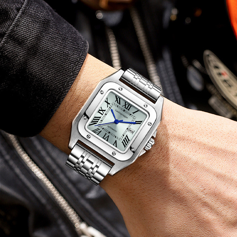 High-End Luxury Square Automat - Cartier Watch Santos review and price