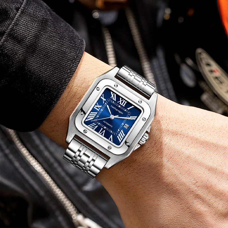 High-End Luxury Square Automat - Cartier Watch Santos review and price