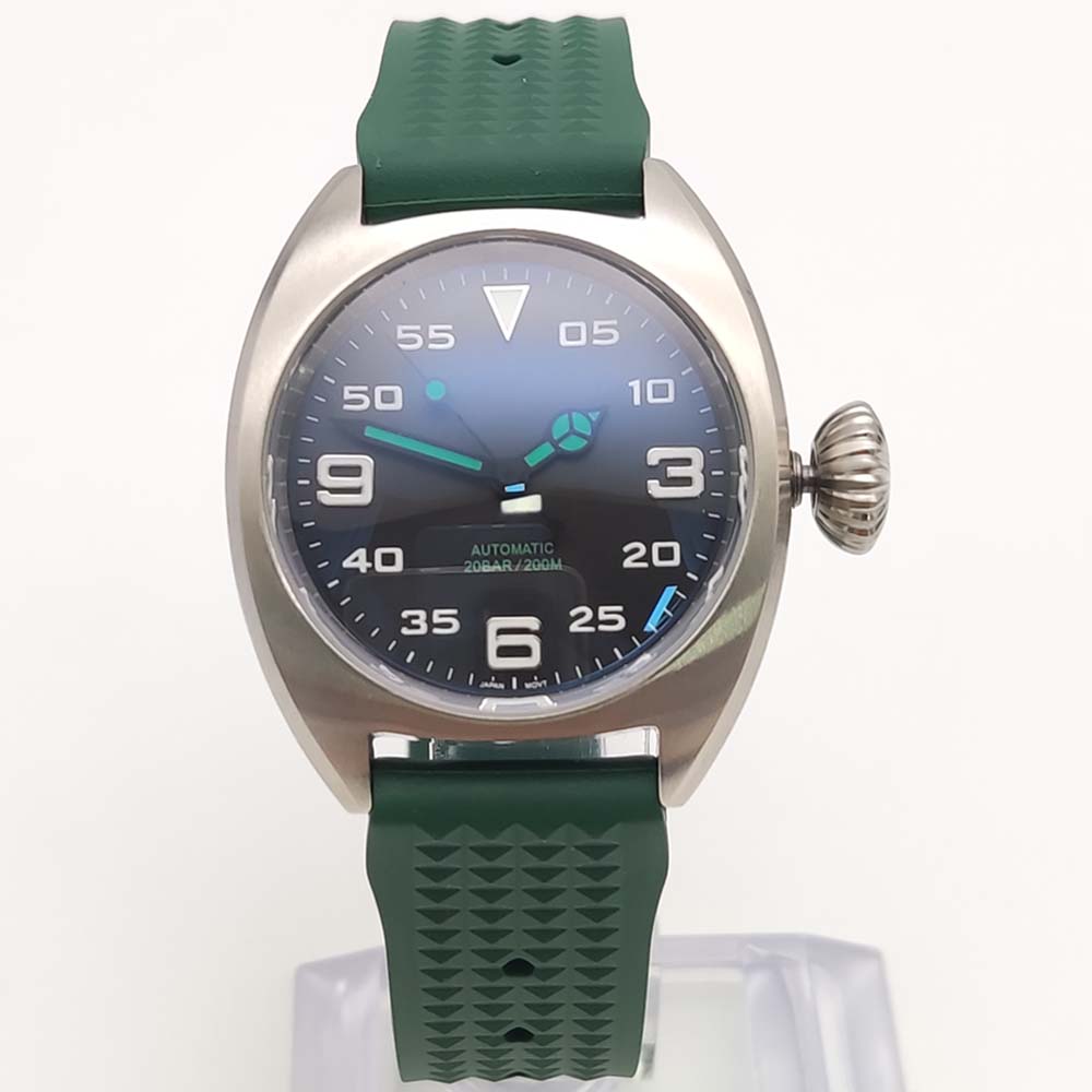 Fashion 36MM Self-Winding Move - Rubber Strap Diver review and price