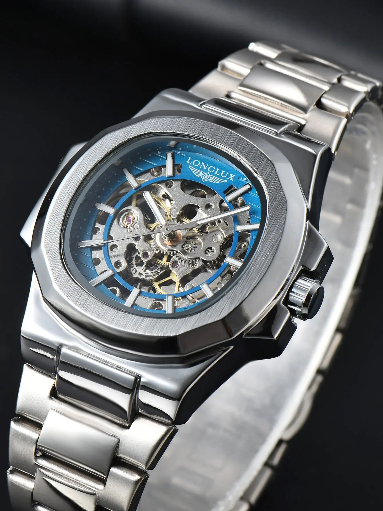LONGLUX Men Automatic Mechanic - Seiko Watch 5 Sports review and price