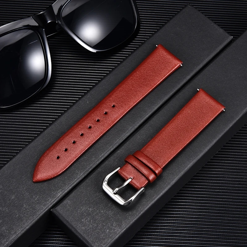 Ultra-thin Calfskin Leather Wa - Suede Strap Watch review and price