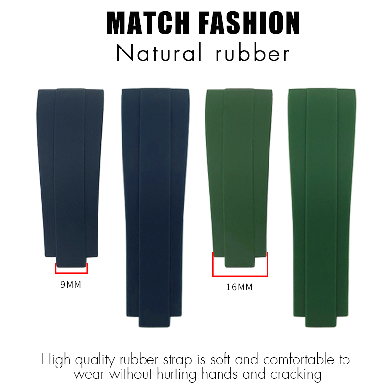 Rubber Watchband 18mm 20mm 21m - Rolex Watch Submariner review and price