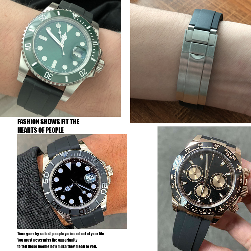 Rubber Watchband 18mm 20mm 21m - Rolex Watch Submariner review and price