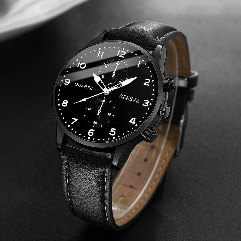 Fashion Men Business Watches C - Leather Watch Band Men review and price