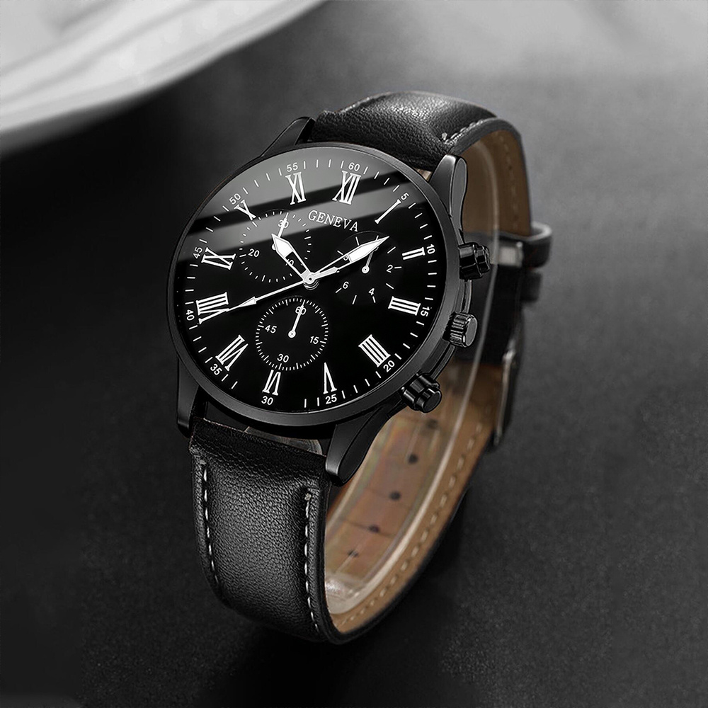 Fashion Men Business Watches C - Leather Watch Band Men review and price